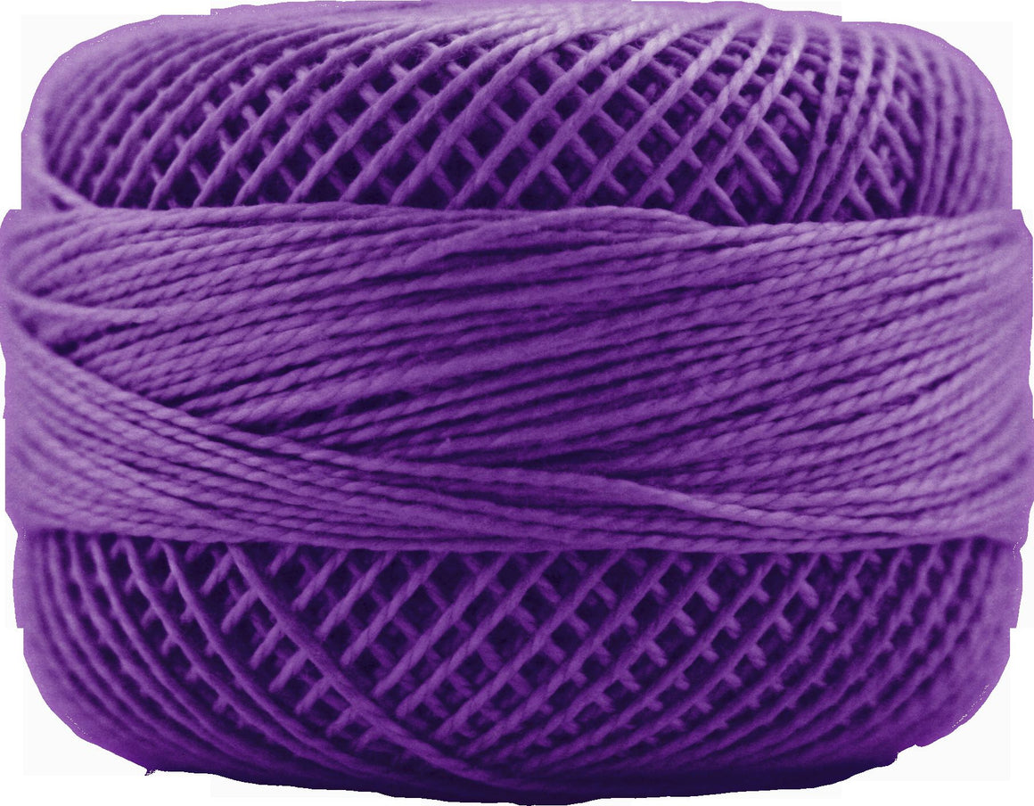 Presencia Perle 12 wt 2627 Medium Violet, Thread, Presencia, [variant_title] - Mad About Patchwork