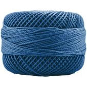 Presencia Perle 12 wt 3400 Dark Delft Blue, Thread, Presencia, [variant_title] - Mad About Patchwork