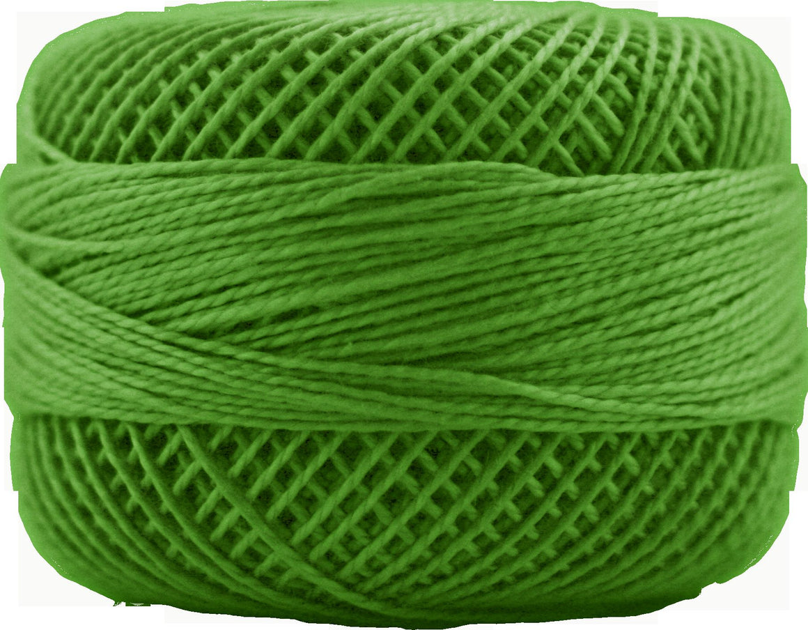 Presencia Perle 12 wt 4643 Kelly Green, Thread, Presencia, [variant_title] - Mad About Patchwork