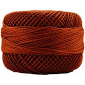 Presencia Perle 12 wt 7580 Red Copper, Thread, Presencia, [variant_title] - Mad About Patchwork