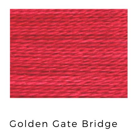 Golden Gate Bridge- Acorn Threads by Trailhead Yarns - 20 yds of 8 weight hand-dyed thread