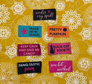 Lovely Little Labels - Spooky Quilt Labels/Tags  13pk