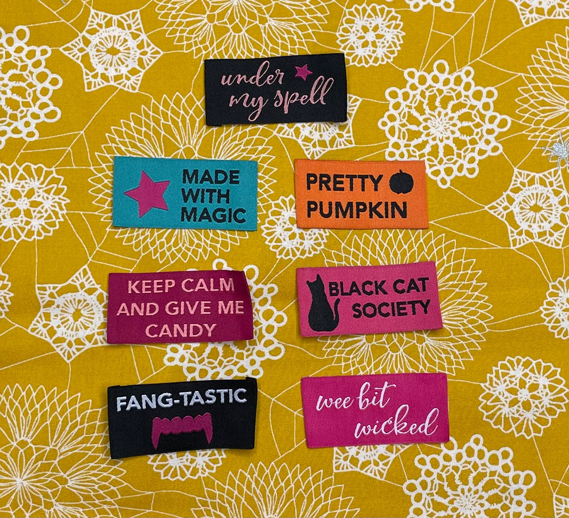 Lovely Little Labels - Spooky Quilt Labels/Tags  13pk