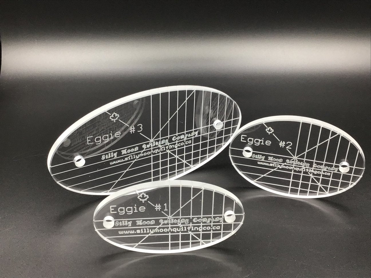 Eggie set A ( #1, #2, #3) - 1/4” or 1/8