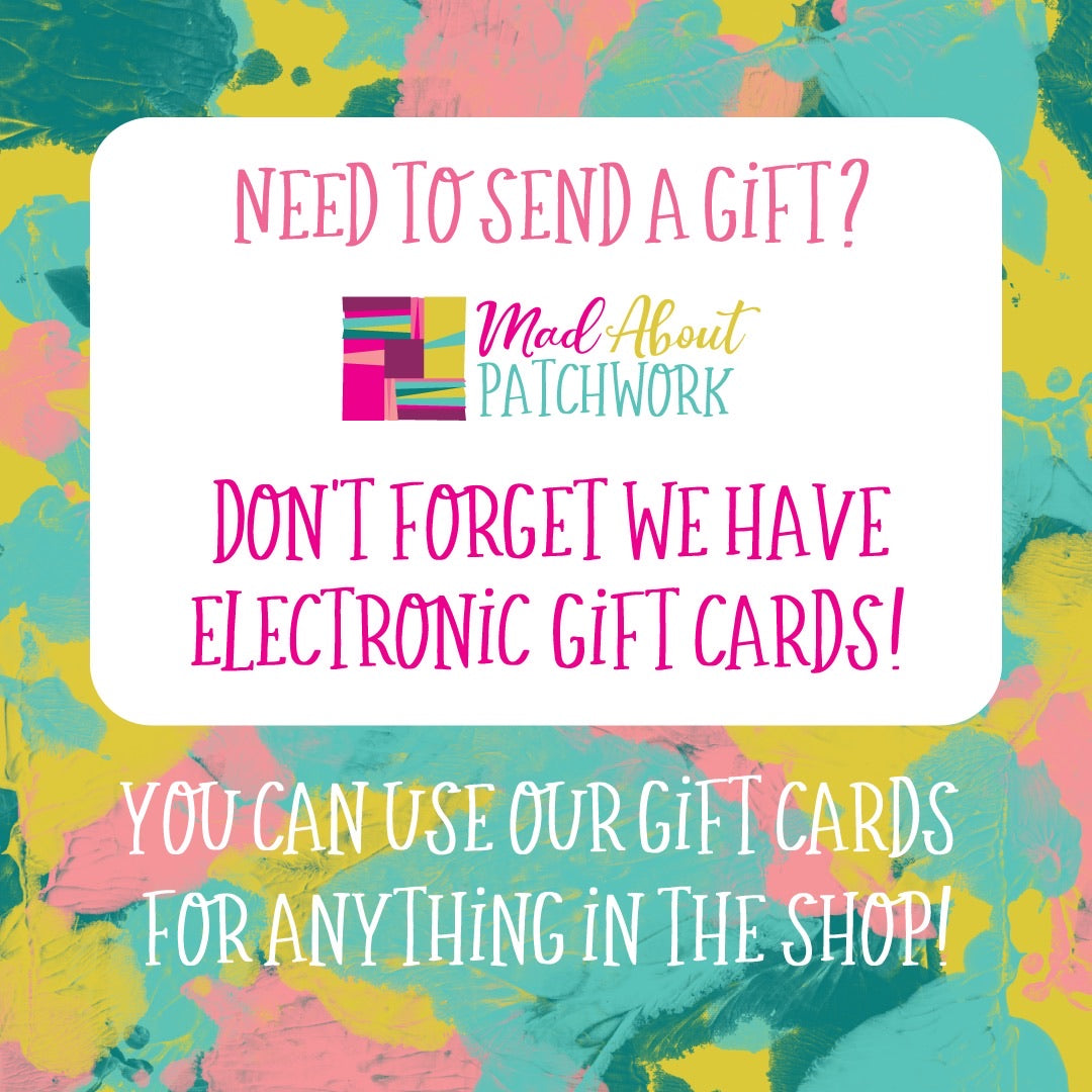 Gift Card, Gift Card, Mad About Patchwork, [variant_title] - Mad About Patchwork