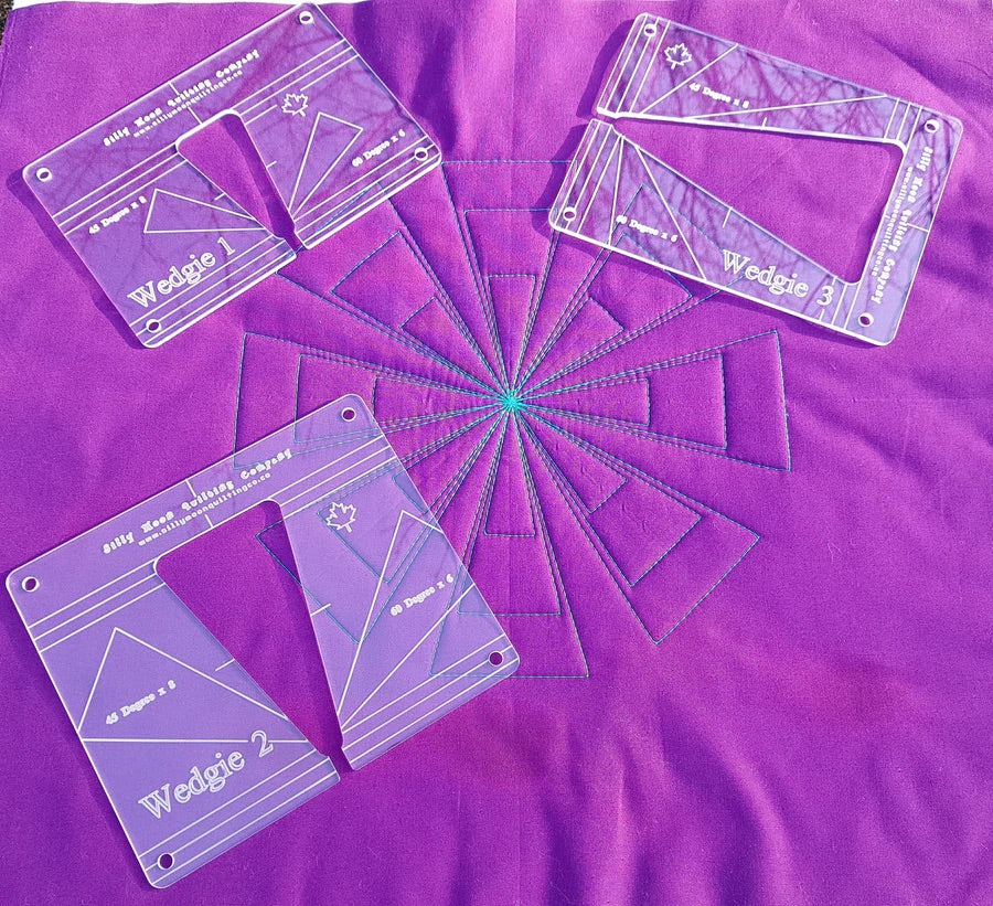 Wedgie Set - 3 rulers - 1/8 Wedgie Set - 3 rulers - 1/8