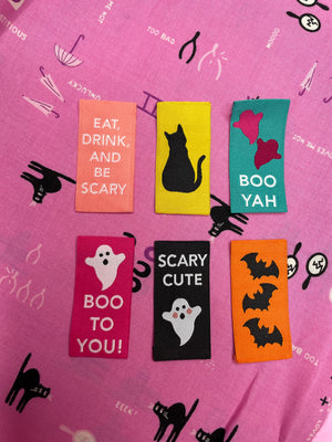 Lovely Little Labels - Spooky Quilt Labels/Tags  13pk