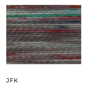 Jfk- Acorn Threads by Trailhead Yarns - 20 yds of 8 weight hand-dyed thread