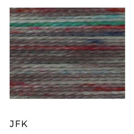 Jfk- Acorn Threads by Trailhead Yarns - 20 yds of 8 weight hand-dyed thread