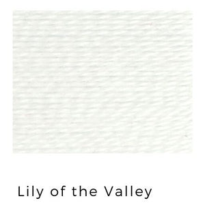 Lily of the valley - Acorn Threads by Trailhead Yarns - 20 yds of 8 weight hand-dyed thread