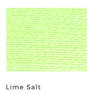 Lime salt - Acorn Threads by Trailhead Yarns -8 weight hand-dyed thread