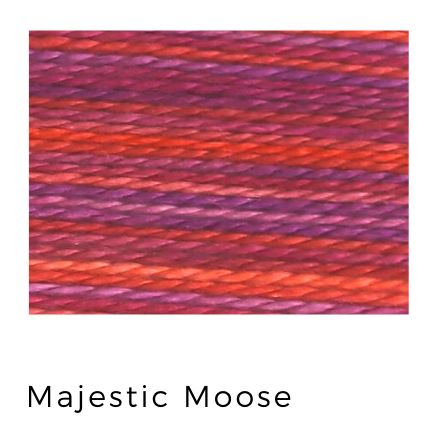 Majestic Moose- Acorn Threads by Trailhead Yarns - 20 yds of 8 weight hand-dyed thread