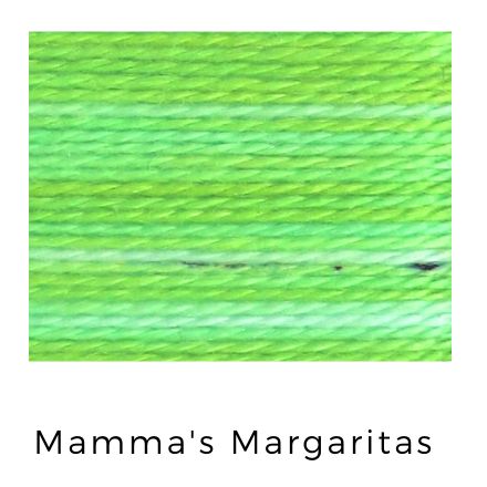 Mamma's Margaritas- Acorn Threads by Trailhead Yarns - 20 yds of 8 weight hand-dyed thread