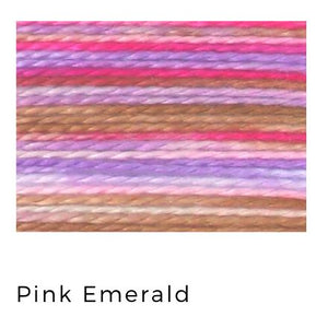 Pink Emerald - Acorn Threads by Trailhead Yarns - 20 yds of 8 weight hand-dyed thread