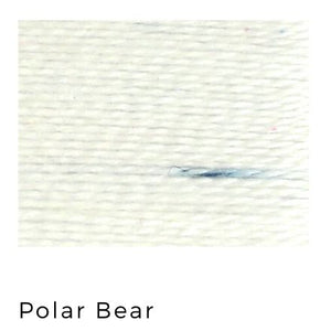 Polar Bear - Acorn Threads by Trailhead Yarns - 20 yds of 8 weight hand-dyed thread