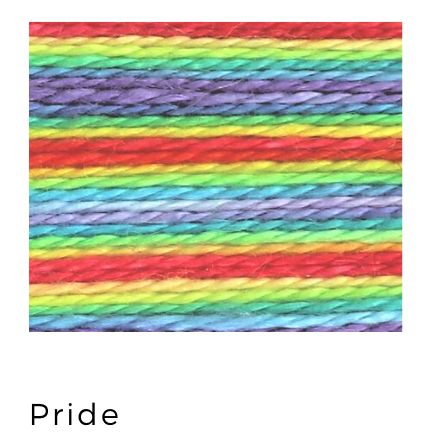 Pride - Acorn Threads by Trailhead Yarns - 20 yds of 8 weight hand-dyed thread