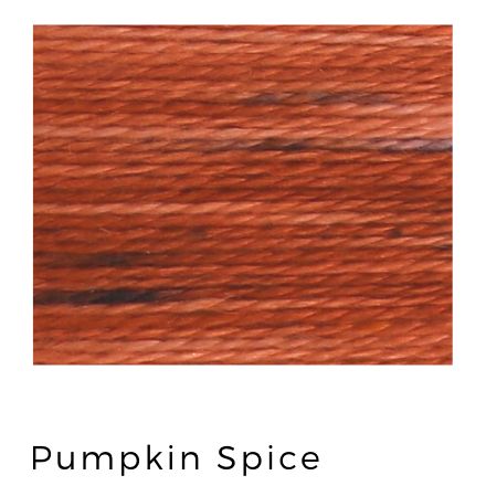 Pumpkin Spice - Acorn Threads by Trailhead Yarns - 20 yds of 8 weight hand-dyed thread