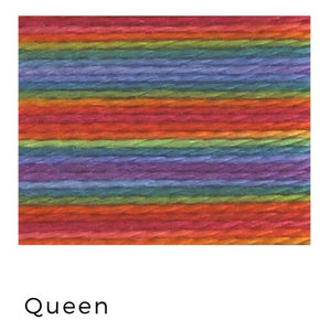 Queen -  Acorn Threads by Trailhead Yarns - 20 yds of 8 weight hand-dyed thread