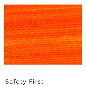 Safety First - Acorn Threads by Trailhead Yarns -8 weight hand-dyed thread