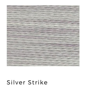 Silver Strike - Acorn Threads by Trailhead Yarns -8 weight hand-dyed thread