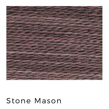 Stone Mason - Acorn Threads by Trailhead Yarns - 20 yds of 8 weight hand-dyed thread