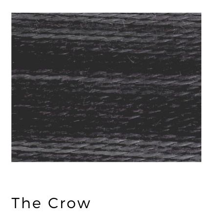 The Crow - Acorn Threads by Trailhead Yarns - 20 yds of 8 weight hand-dyed thread