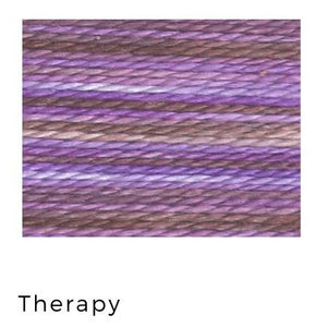 Therapy - Acorn Threads by Trailhead Yarns - 20 yds of 8 weight hand-dyed thread