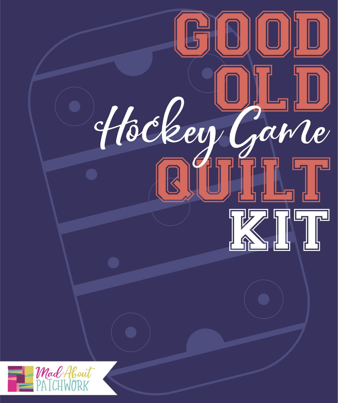 Good Old Hockey Game - Quilt Kit (pattern not included)