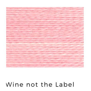 Wine not the label - Acorn Threads by Trailhead Yarns -8 weight hand-dyed thread